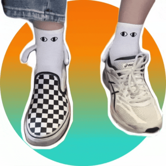 TeesNMerch Hand-in-Hand Socks - Become Solemates Forever!