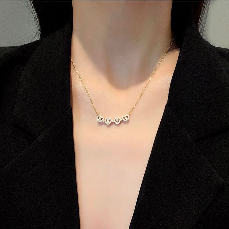 WTC magnetic four leaf clover hearts necklace : r/FashionReps